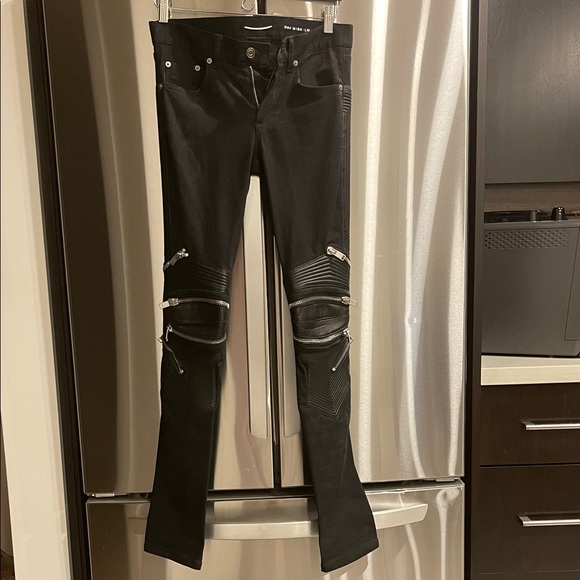 Saint Laurent Other - Saint Laurent Black Skinny Moto Zipper Jeans (FW13)
